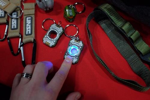 Light Up Cortana Chip Keychain