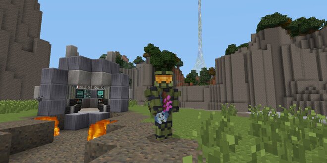 Minecraft Halo Mashup Pack