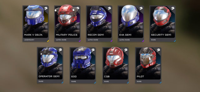 Halo Classic Helmets